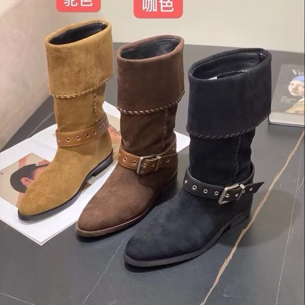 （蓉姐专属）QB新款韩版欧范儿马丁靴 6-318