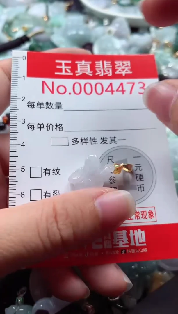 吊坠(不含链)未镶嵌翡翠4473