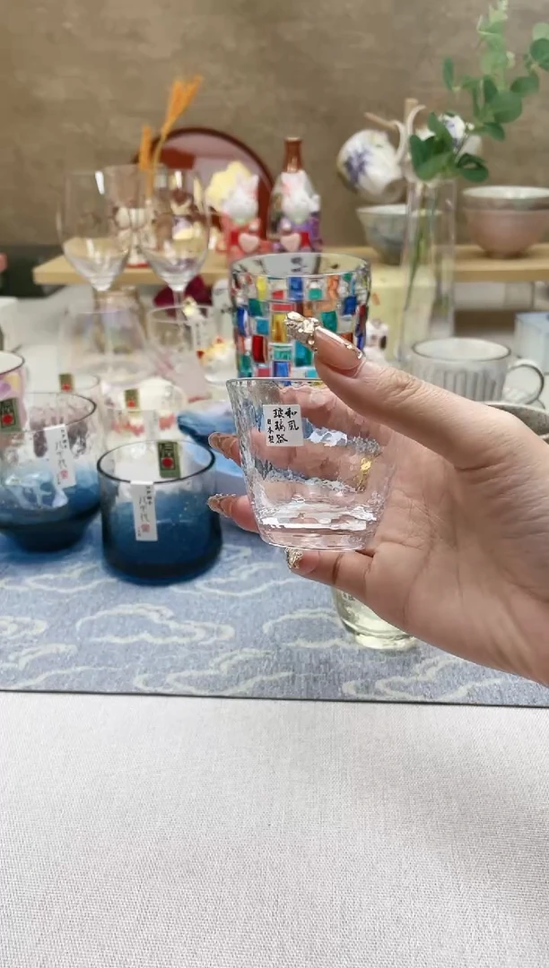 【闪购商品】摆件/盘子/杯子和风品茗杯透明