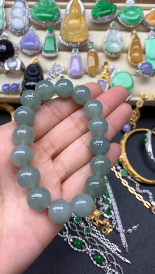 【闪购商品】翡翠手串未镶嵌96-中国好珍宝