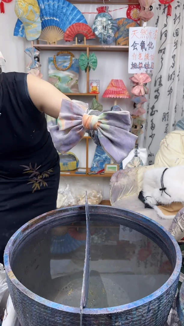 铁合金布艺蝴蝶结弹簧夹
