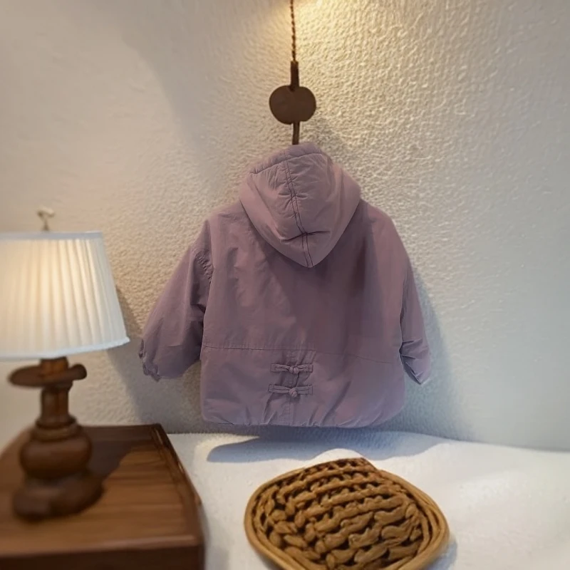 时尚连帽棉服儿童外套