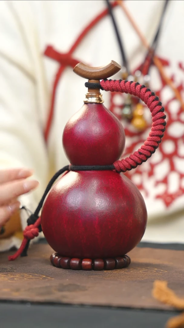 【闪购商品】RN203大漆酒葫芦不包手串及旋转底座