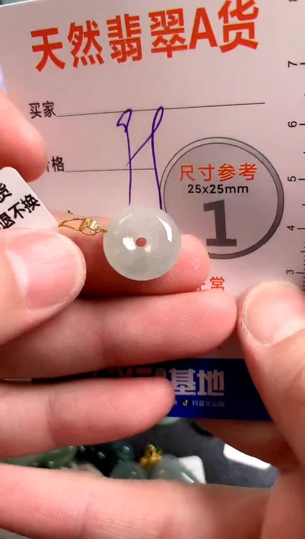 【闪购商品】翡翠颈饰18K金镶嵌13009133