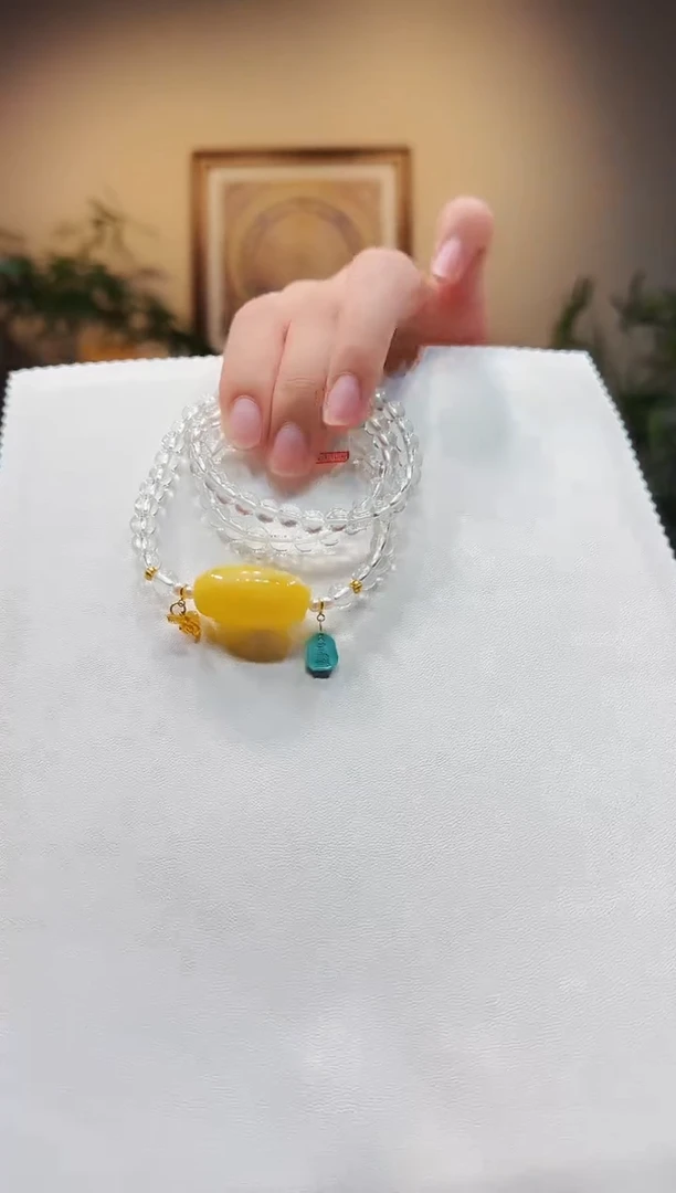 蜜蜡颈饰未镶嵌项链
