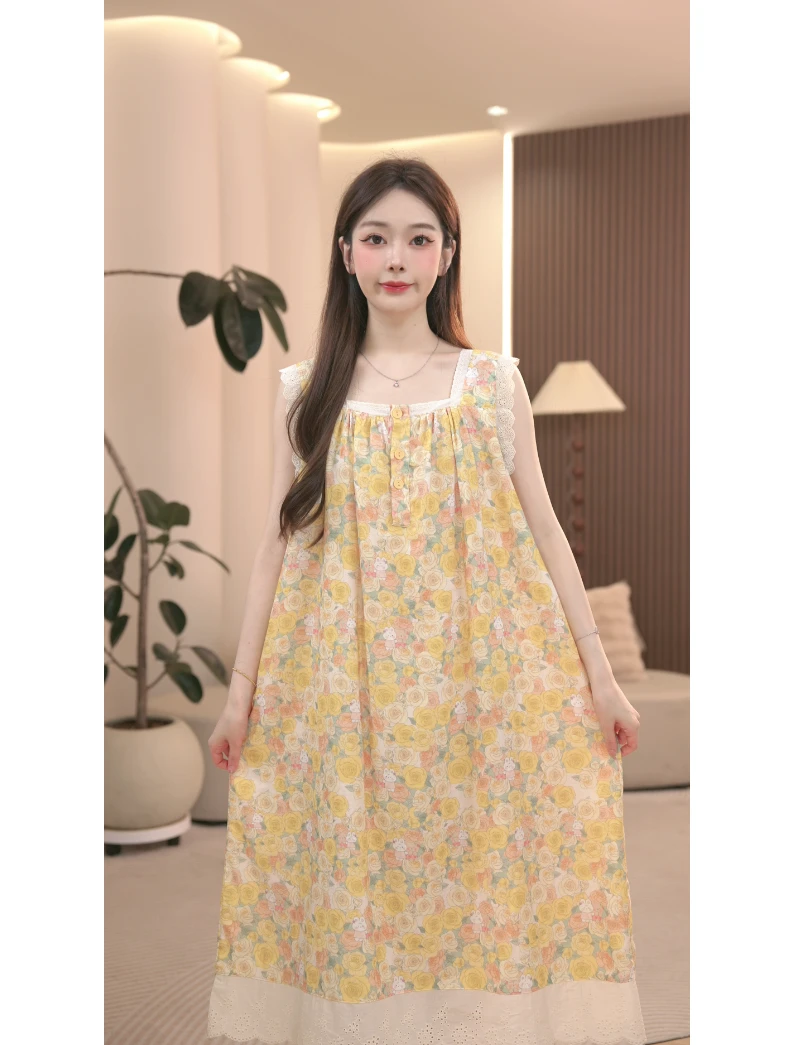 DM【夏日来信】高定设计款时尚家居服睡裙