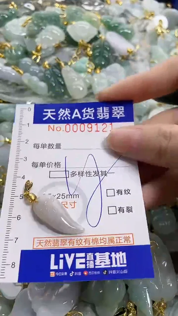 颈饰未镶嵌翡翠天然A货翡翠