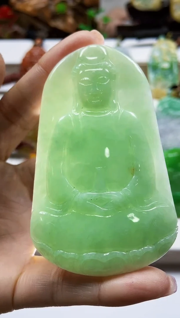 颈饰未镶嵌翡翠翡翠A货
