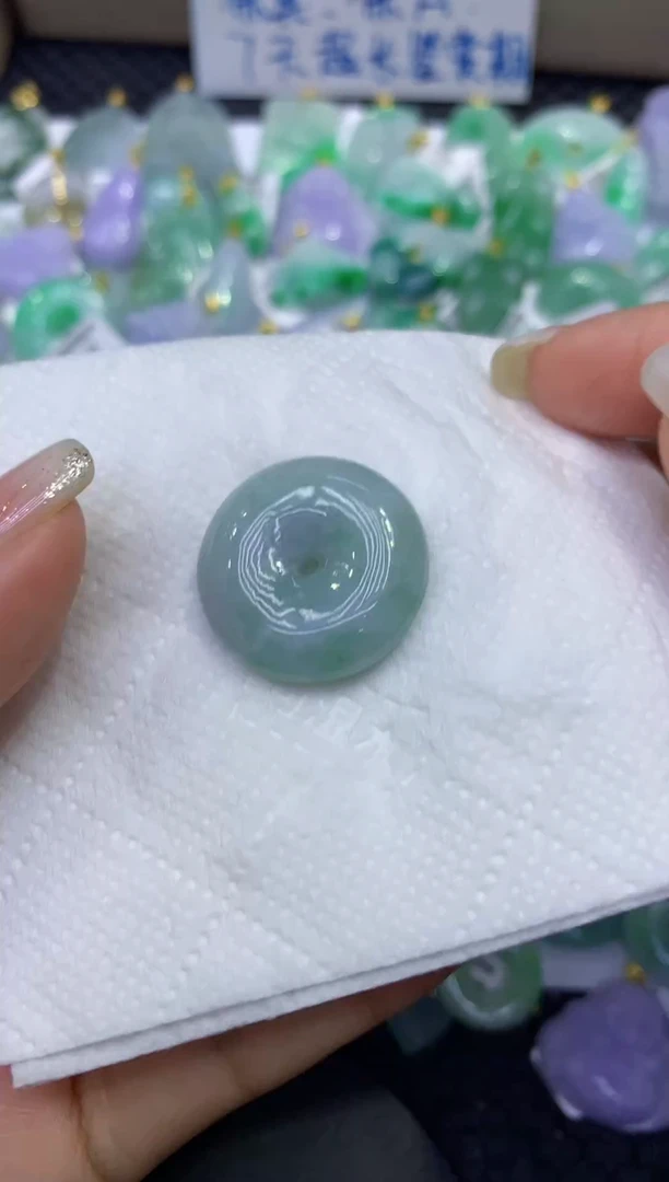 颈饰未镶嵌翡翠天然缅甸A货翡翠