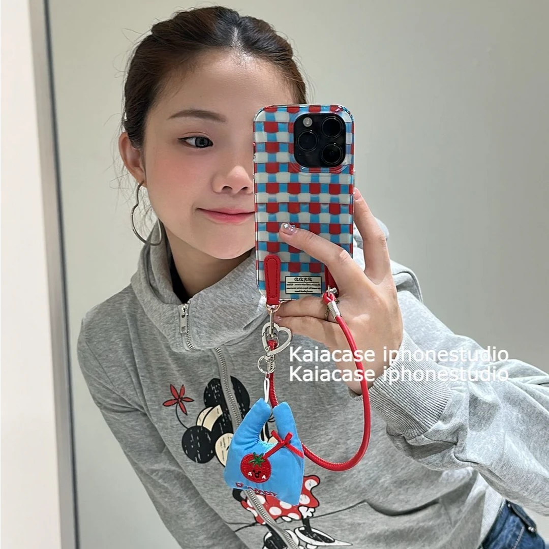 韩系撞色适用苹果16promax手机壳15pro新款OPPOvivo华为小米15pro