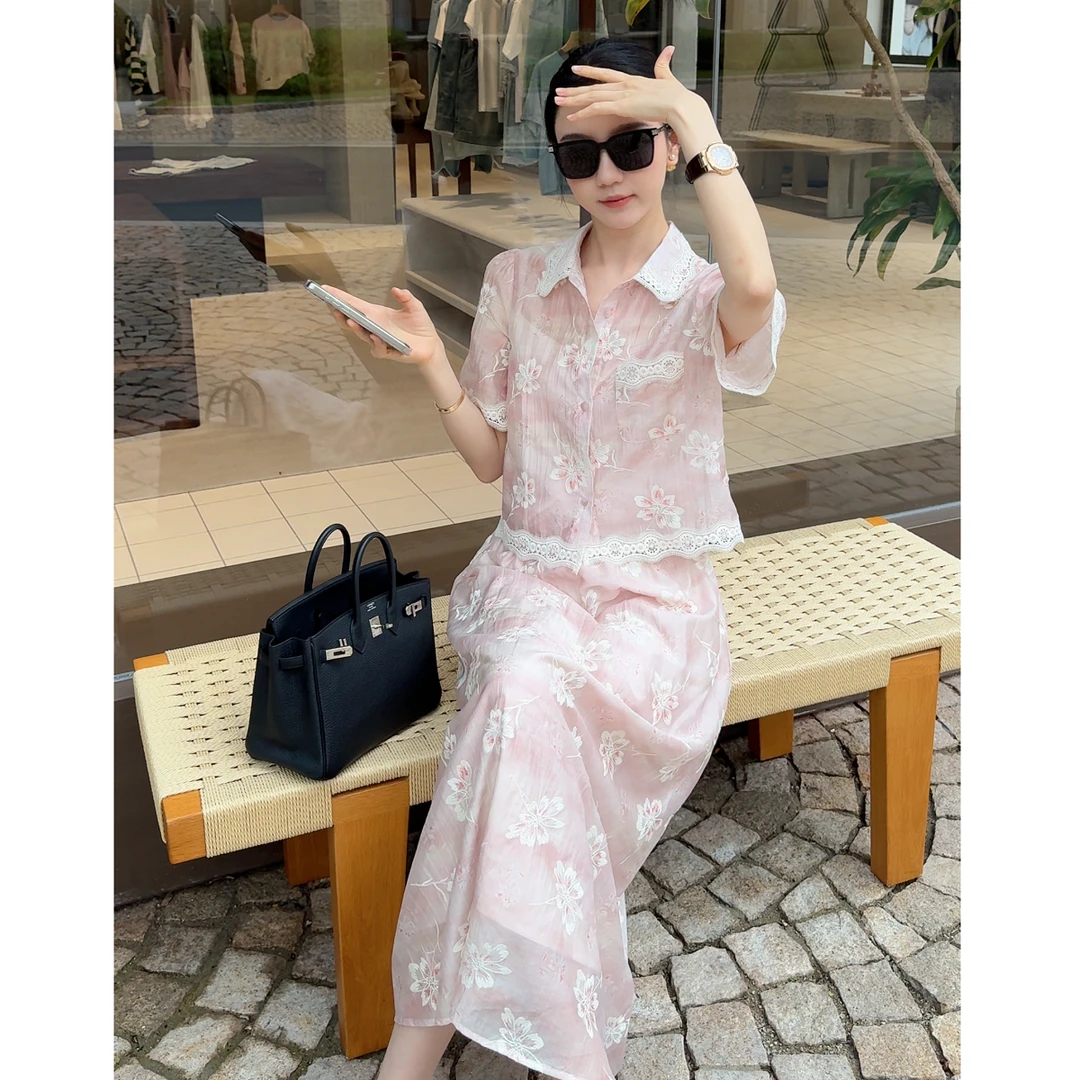 Zwinnie/詹维尼【樱花-独家系列】设计感甜美套装 GHY202509