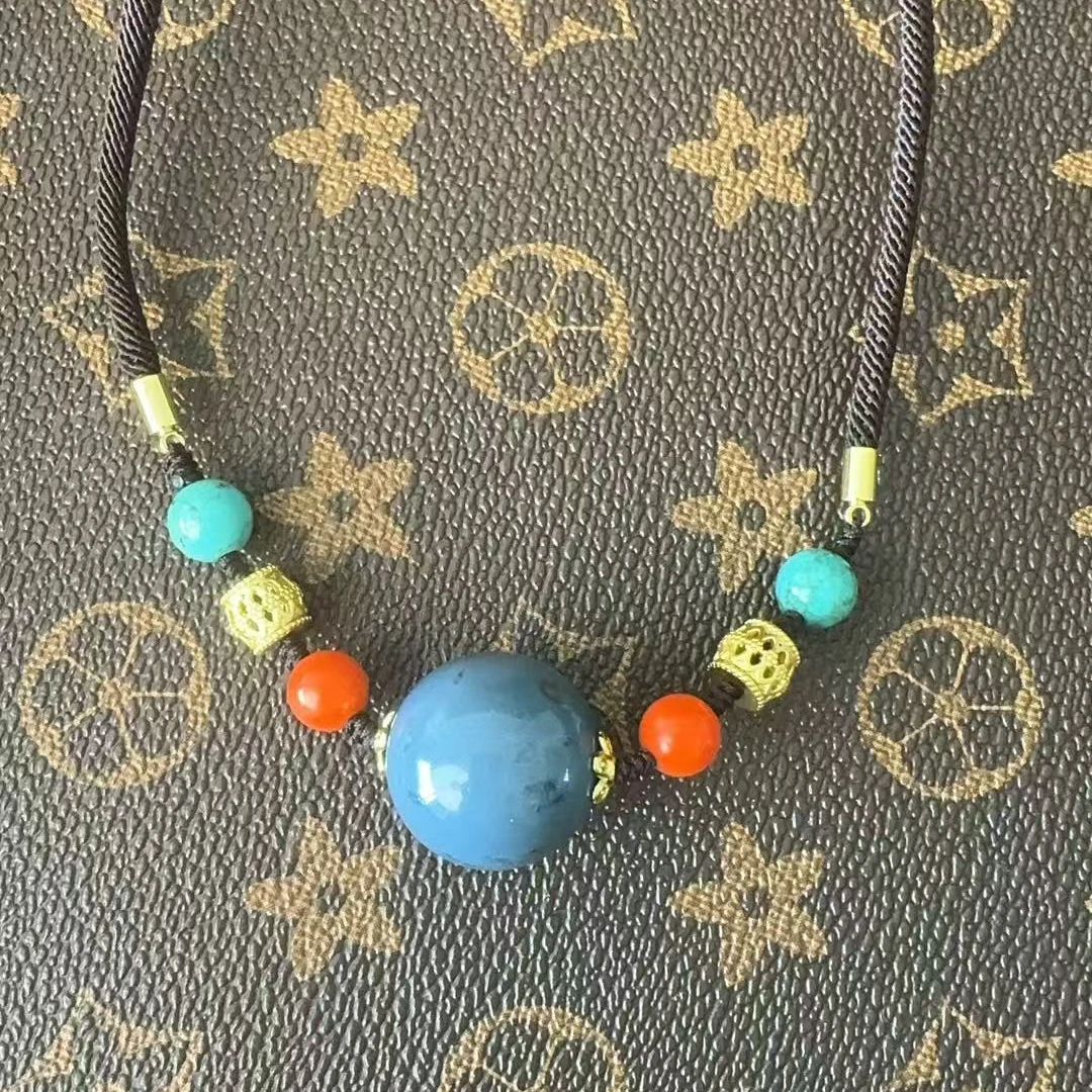 【专属链接】蓝姑娘单珠脖挂吊坠