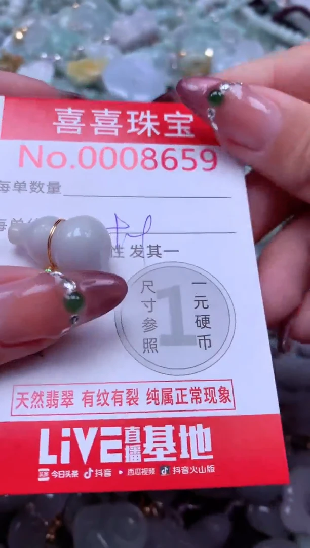 颈饰未镶嵌翡翠8659