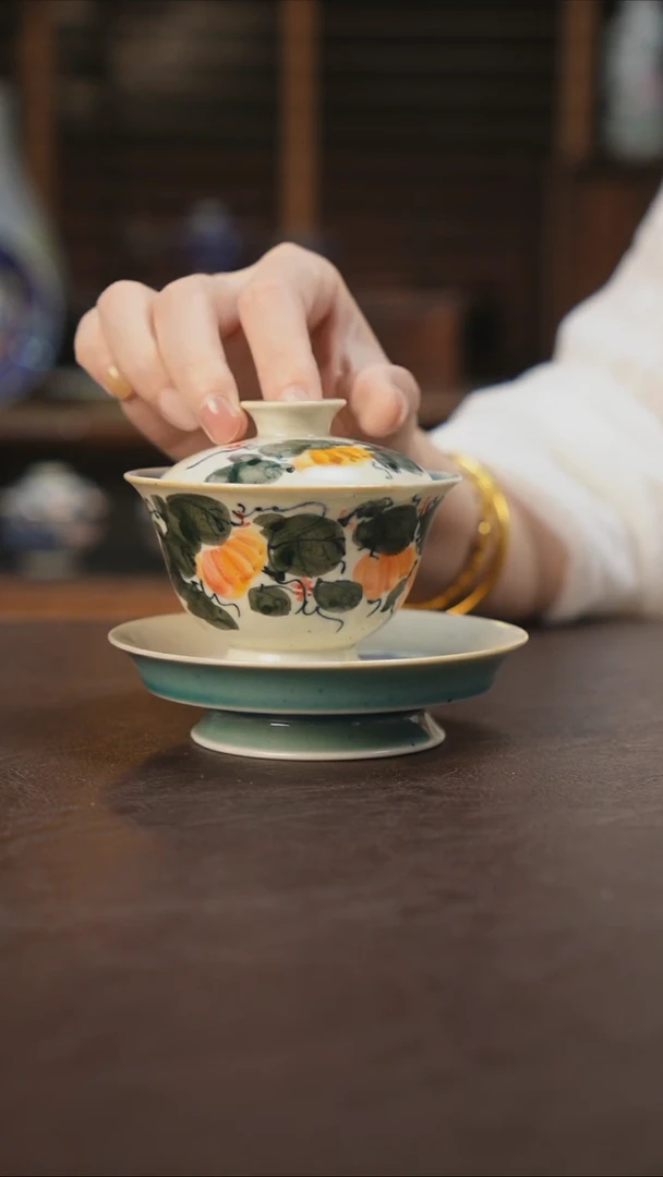 杯景德镇陶瓷杯碗柴烧多人