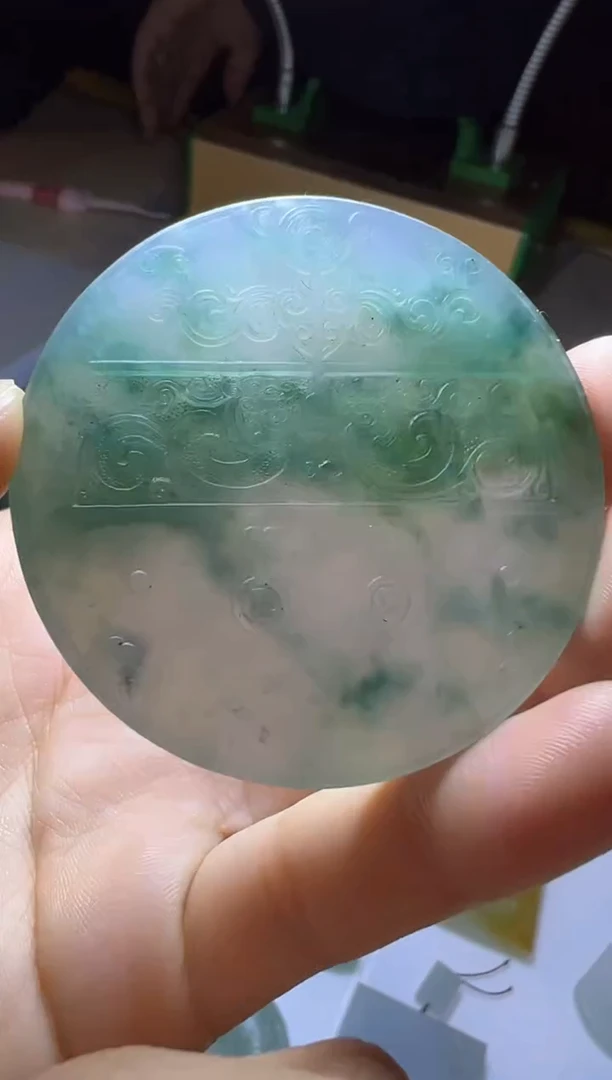 未镶嵌定制翡翠无事牌