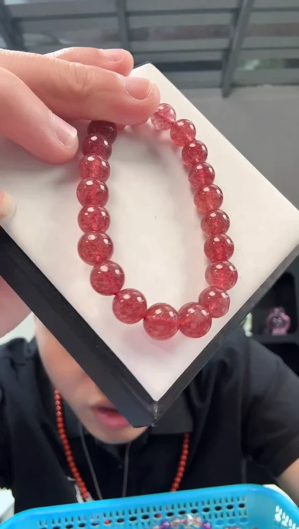 未镶嵌手链石英质玉晶2676 约9mm