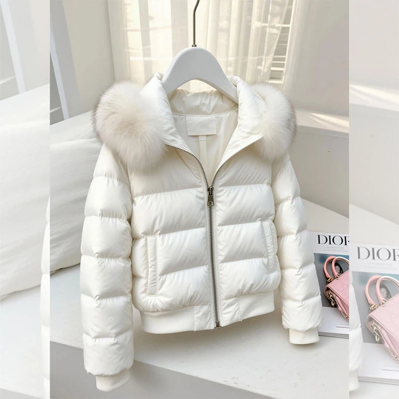 冬季新款加厚保暖棉服女气质轻熟风减龄棉衣外套设计感面包服棉袄