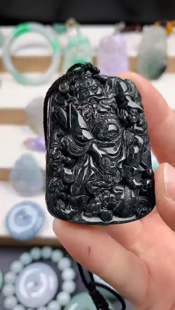 颈饰未镶嵌翡翠天然翡翠吊坠挂件