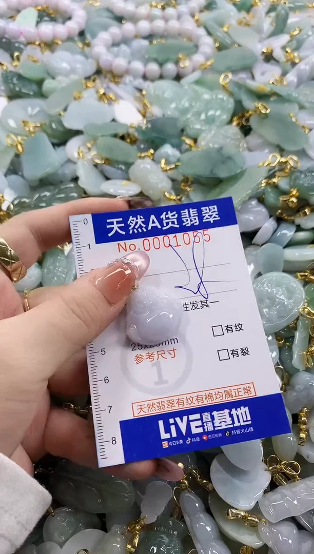 颈饰未镶嵌翡翠天然A货翡翠