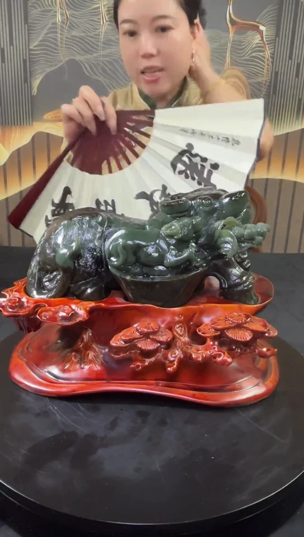 和田玉未镶嵌挂件摆件