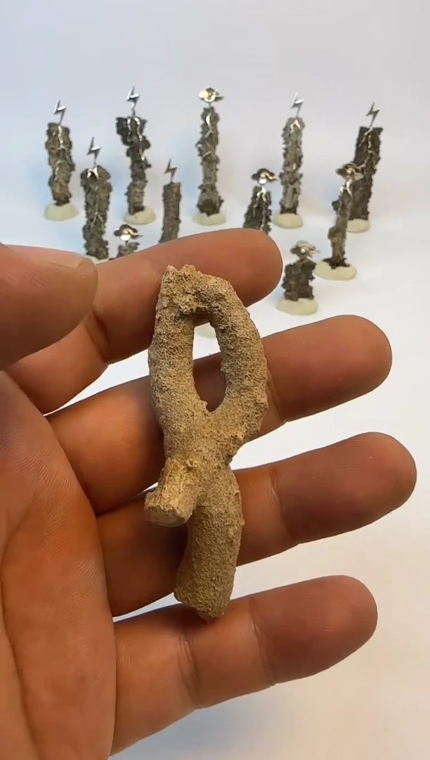 颈饰琉璃贺*雷击石正能量浩然正气