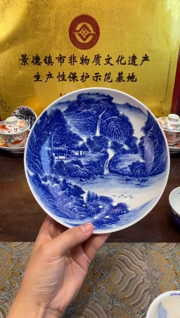 杯子瓷景德镇源头工厂生产，手工手绘