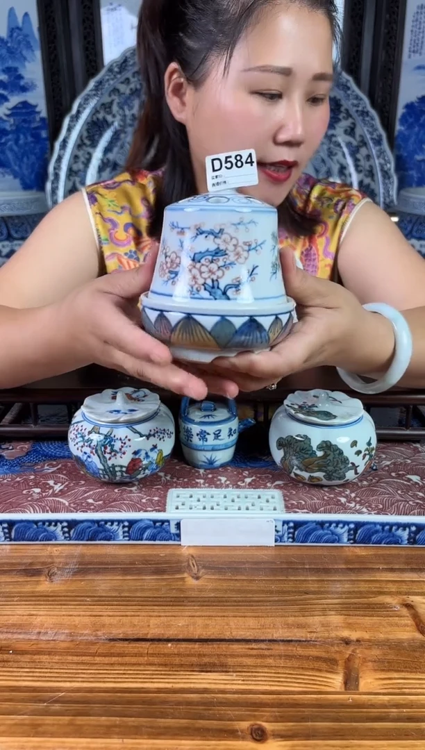 摆件景德镇陶瓷仿古摆件D584