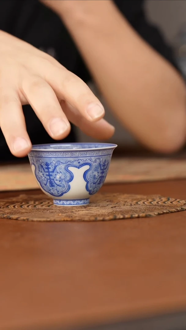 杯看山柴窑青花看山柴窑青花