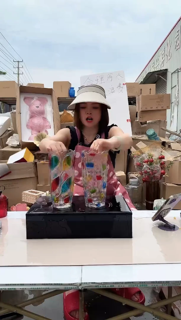 琉璃手工艺品优选花瓶花器V-早9