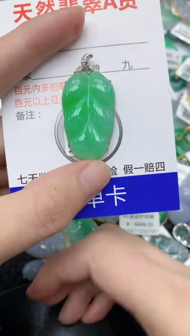 【闪购商品】翡翠颈饰18K金镶嵌111111111111