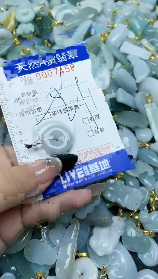 【闪购商品】翡翠颈饰未镶嵌天然A货翡翠