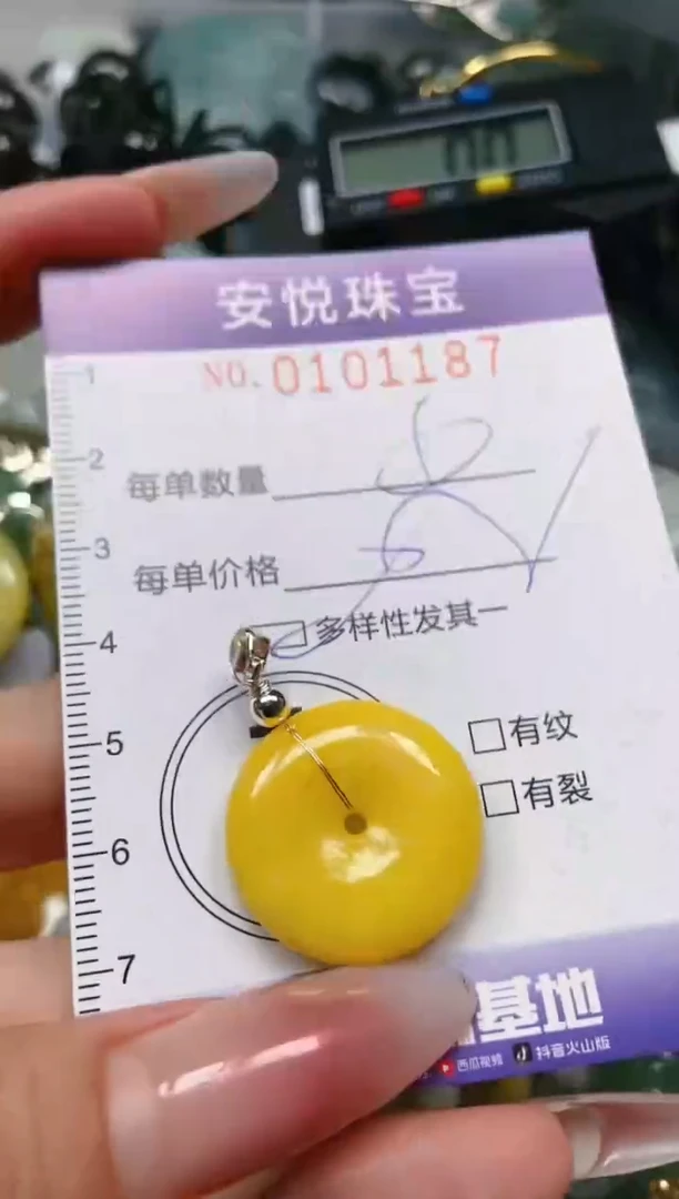 【闪购商品】翡翠颈饰未镶嵌闪购0101187多样性发其一