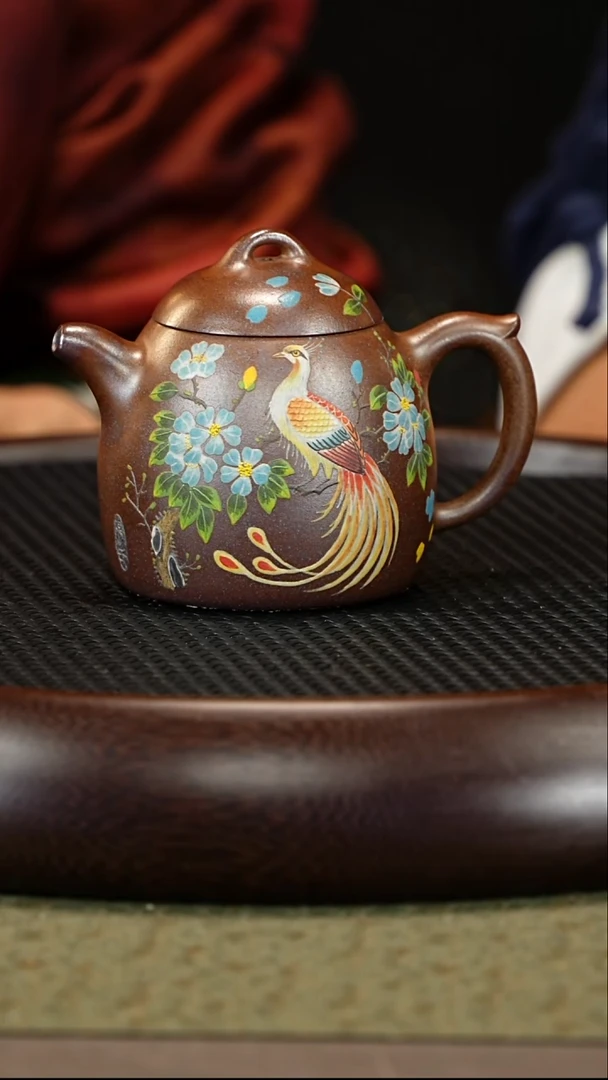 茶壶紫砂44 杨建英 玉成段柴烧 秦权 230cc