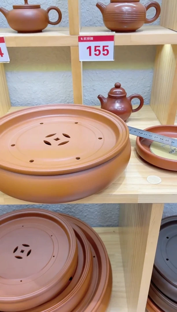 茶壶紫砂玉****货8寸茶盘浮力款···全品一套