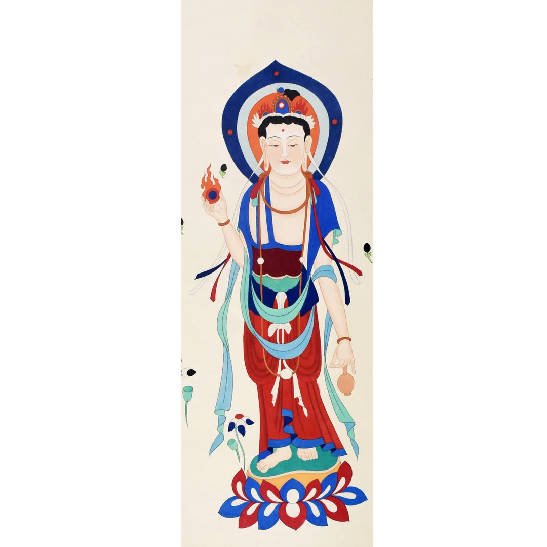 HM9151 南无观世音菩萨 115×49cm 纸本立轴 5平尺