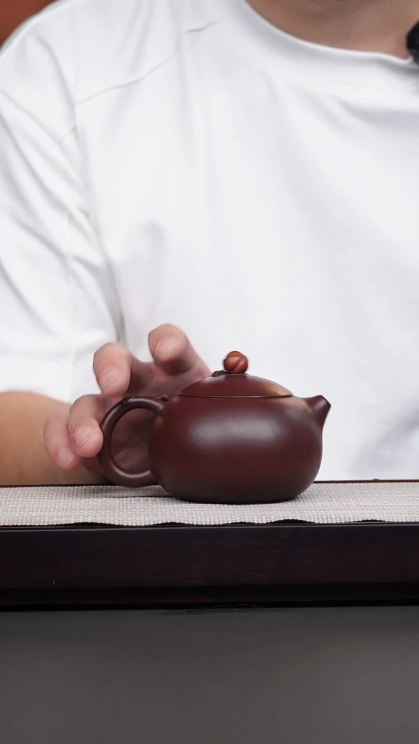 茶壶紫砂紫朱泥柿子西施