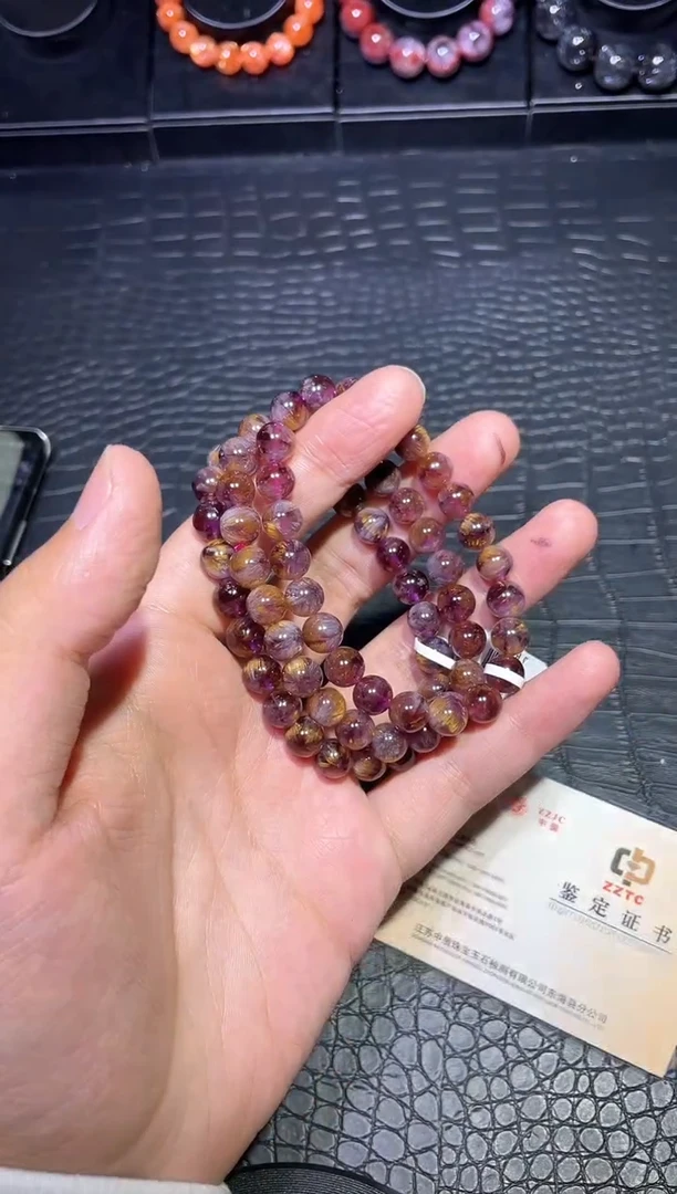 【闪购商品】水晶手链未镶嵌紫钛单圈A8（多样性发其一）