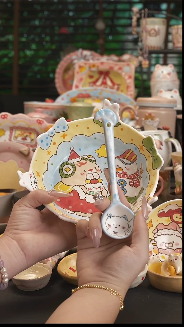糯*?【原创设计】景德镇手绘陶瓷