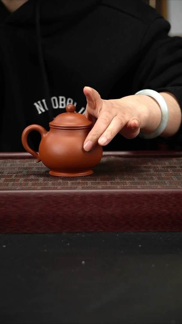 茶壶紫砂wh朱泥 高潘