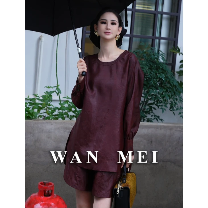 【归鸿】复古质SMCQ99285上衣70cm