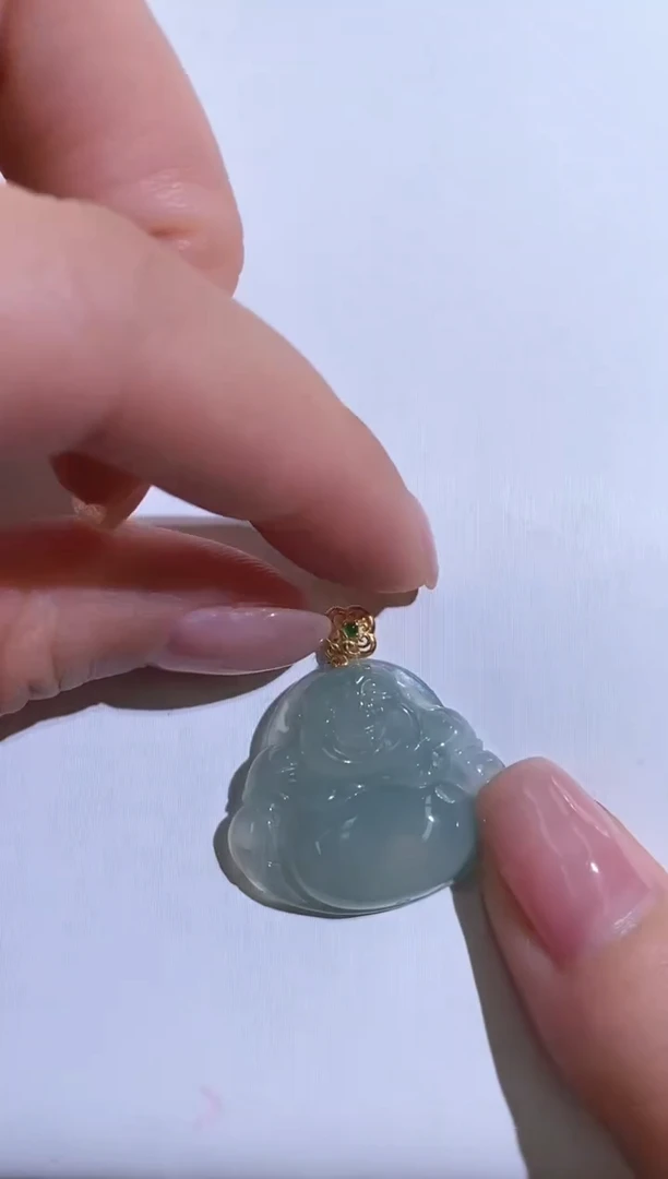 【闪购商品】翡翠颈饰18K金镶嵌025022350