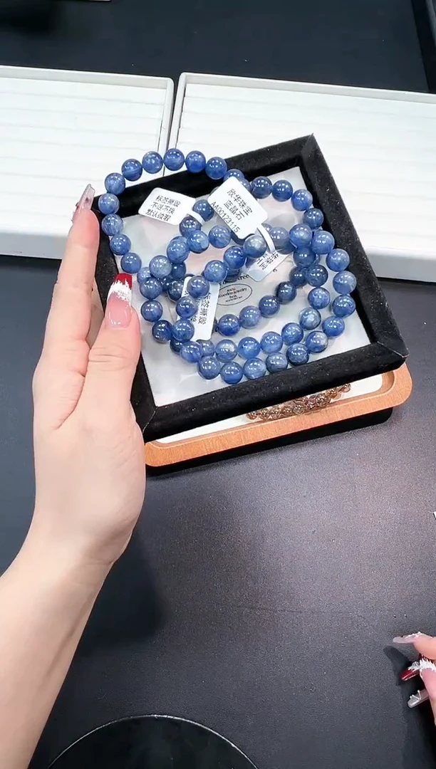 【闪购商品】蓝晶石手串未镶嵌12O多样性发其一/1条默认微瑕