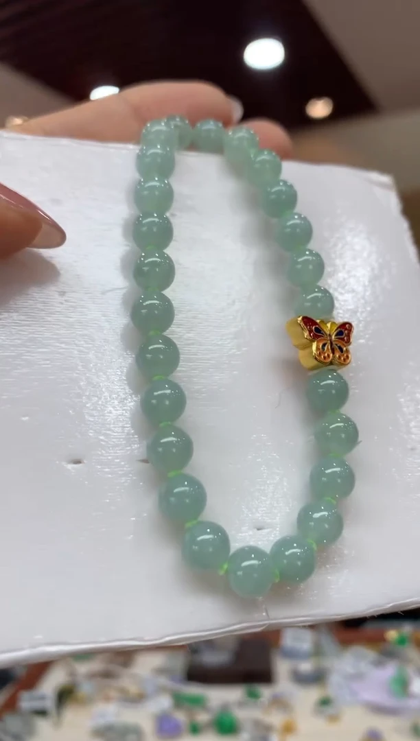 未镶嵌手串翡翠手串