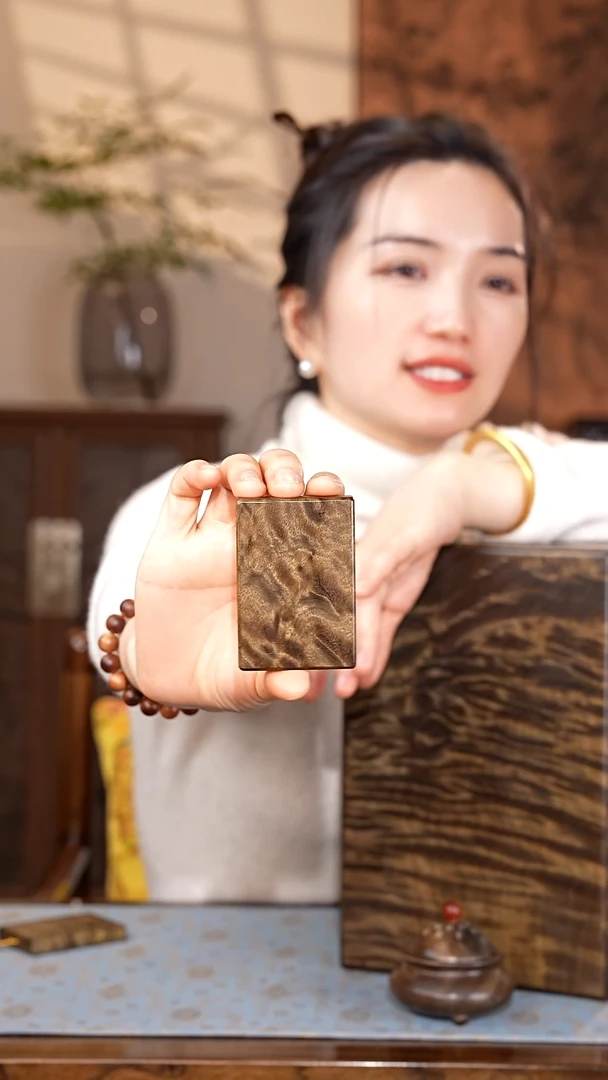 乌木类家具金丝楠阴沉木满纹无事牌