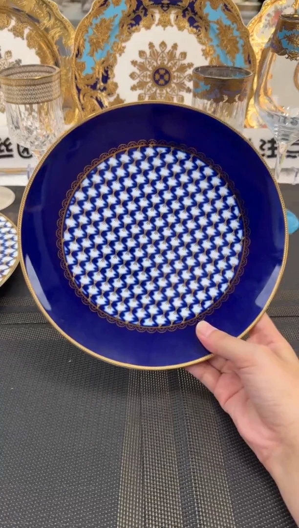 瓷片8英寸满花盘 正品