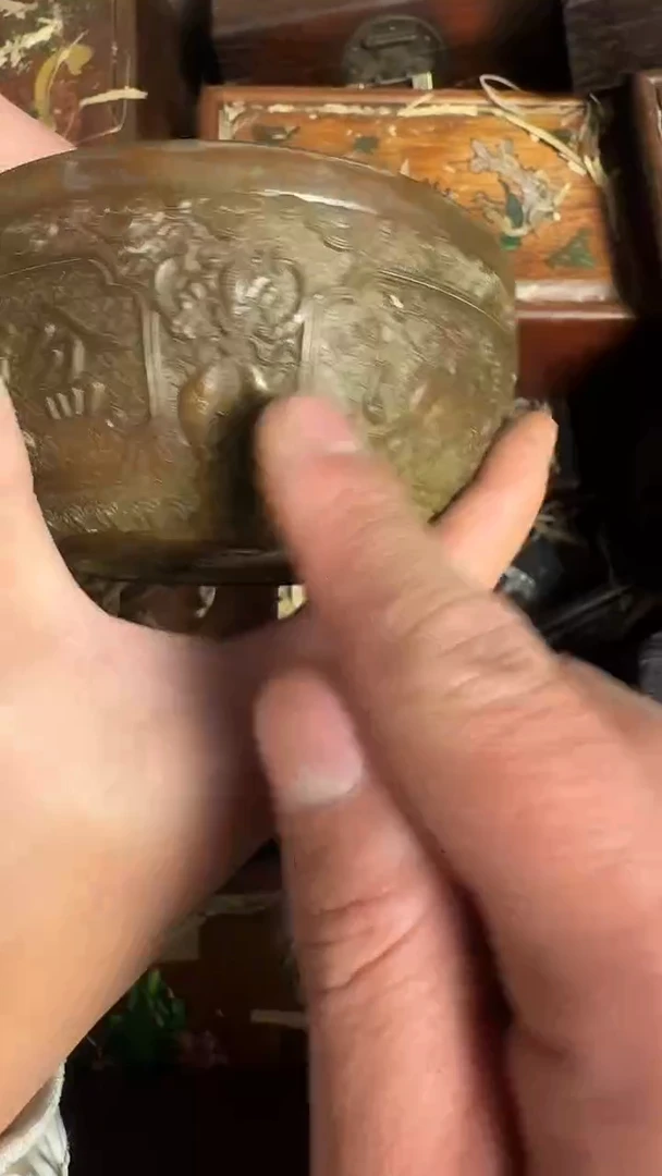 【闪购商品】香榧木木雕闪购链接商品聚包盆