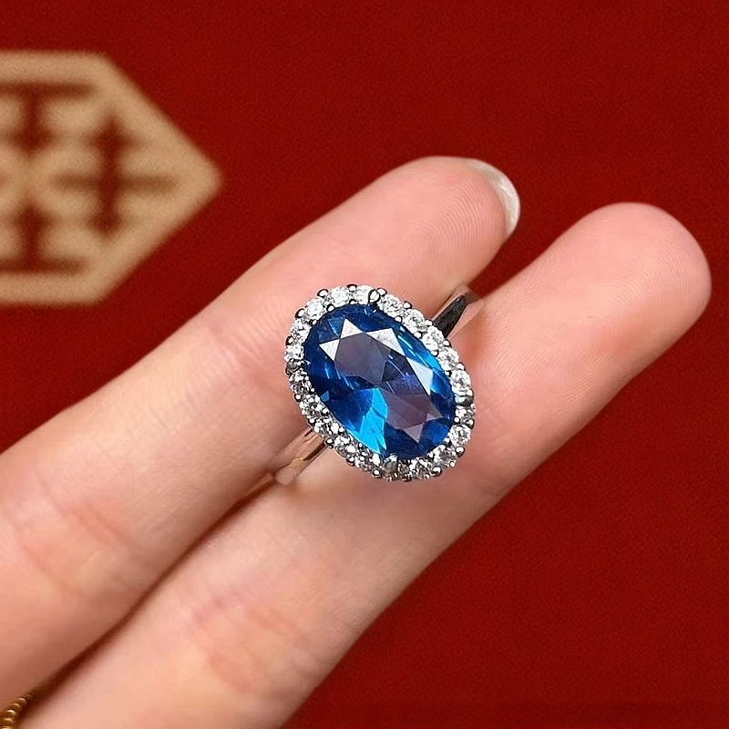 阿鲁沙-典藏高奢培育尖晶石-精工925镀厚金戒指717