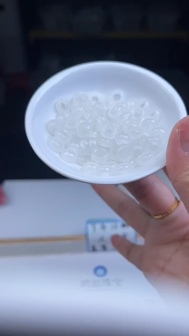 未镶嵌散珠南红玛瑙A1591荔枝冻甜甜圈10*5*内6mm10个5元