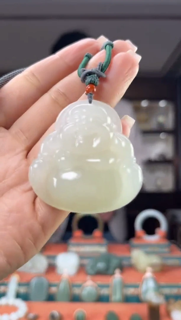 颈饰未镶嵌和田玉佩佩50mm左右