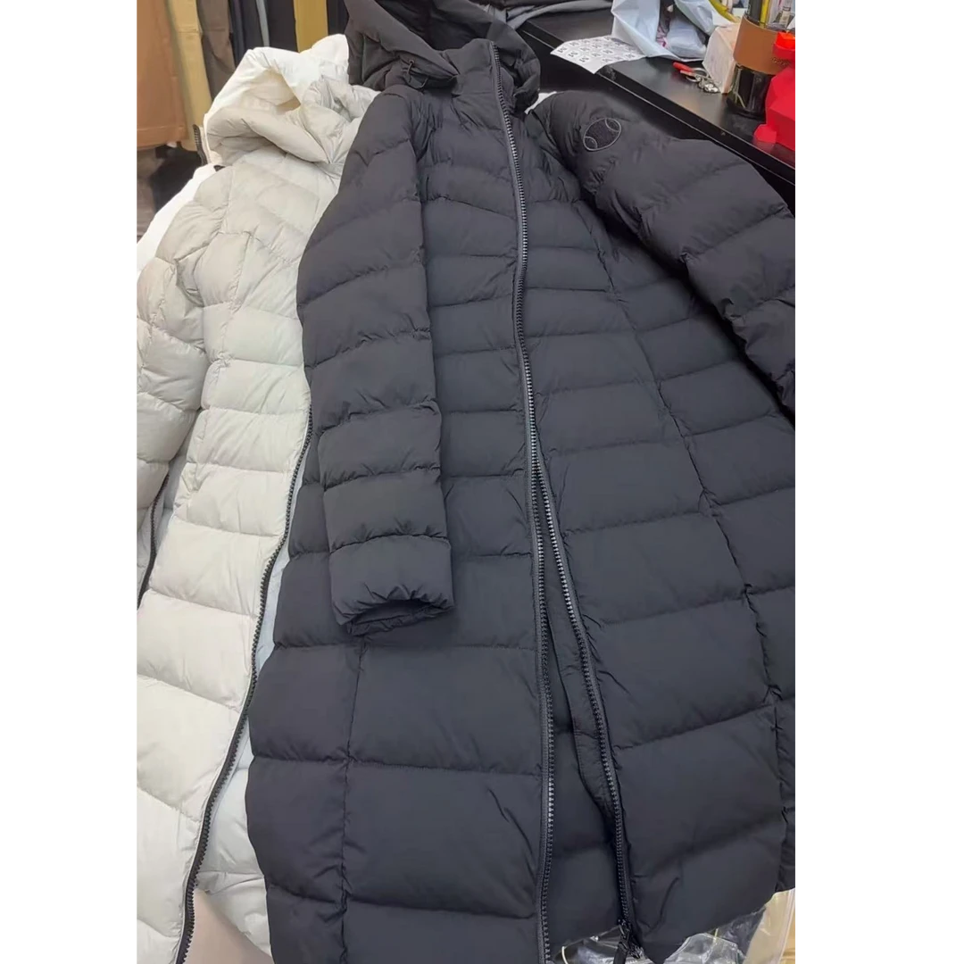 826羽绒服长袖加厚常规秋冬季时尚防风轻薄立领女中长款厚款